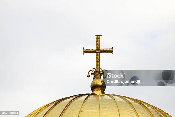 Orthodox Gold Cross Stock Photo - Download Image Now - Architecture, Arranging, Art