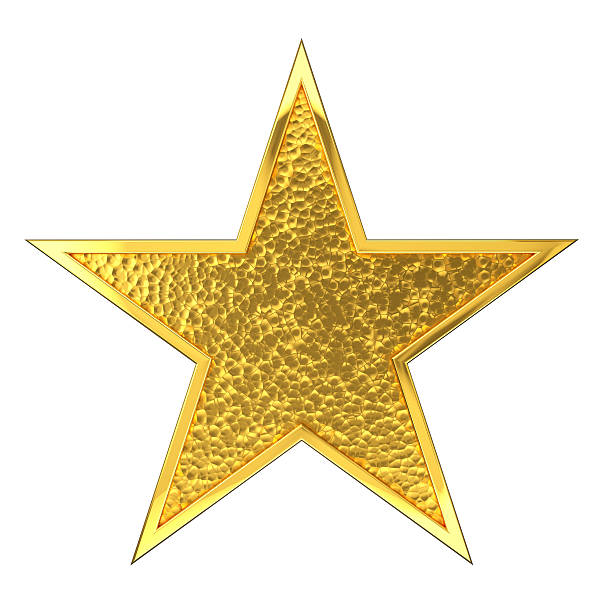 istock Hammered Golden Star Award 457549439