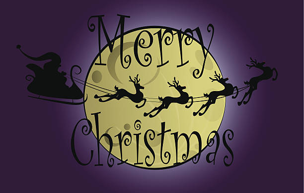 merry christmas - silent night illustrations stock illustrations