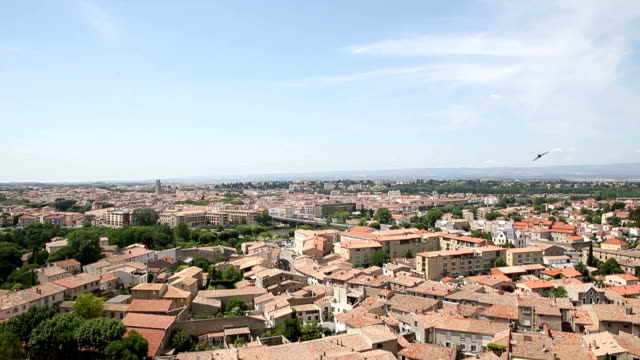 VDO : View of Carcassonne from the fortress, France