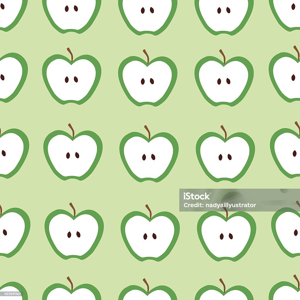 Seamless apple background,vector pattern Apple - Fruit stock vector