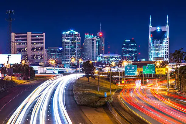 Downtown Nashville, Tennessee, USA.