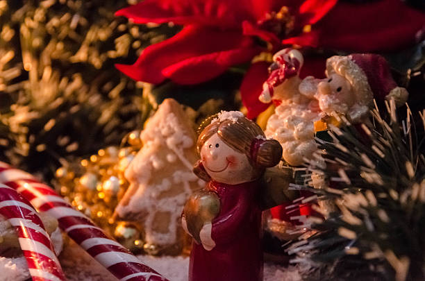 istock Christmas Angel and Santa. 457691551