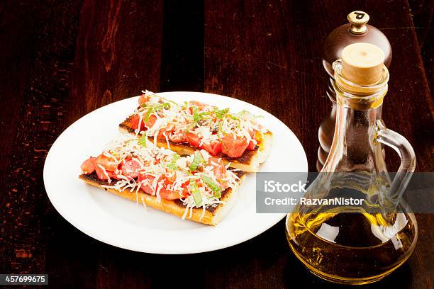 Brusketti And Oil Peper Stock Photo - Download Image Now - Animal, Antipasto, Appetizer