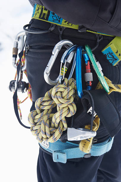 istock Hiker's Belt Filled With Safety Ropes 457707193