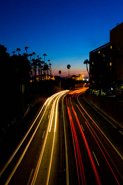 istock Long Exposure of Highway at Night 457709057