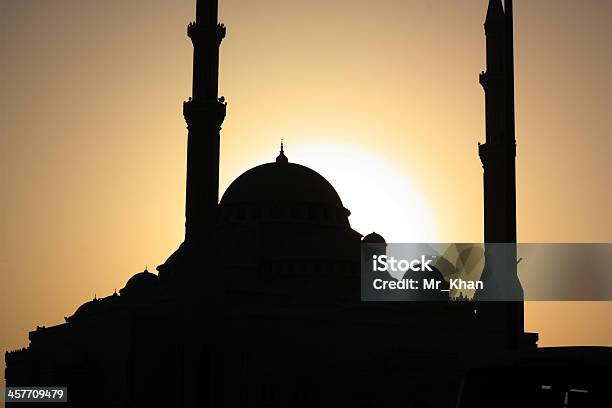 Силуэт Мечеть — стоковые фотографии и другие картинки Аллах - Аллах, Архитектура, Башня