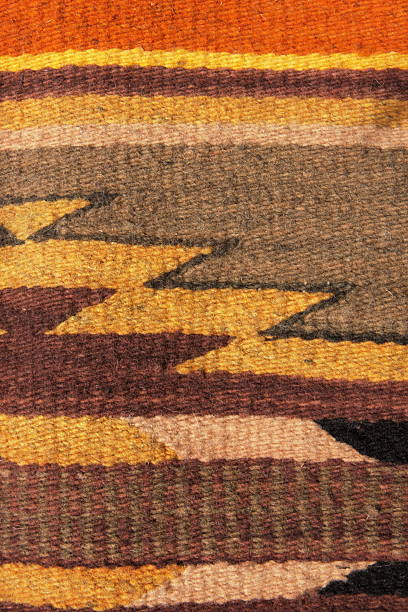istock Navajo Blanket Rug Fabric Design 457710077