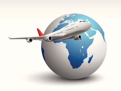 Animated Plane Flying Across The World Stock Illustration - Download Image  Now - Airplane, World Map, Globe - Navigational Equipment - Istock