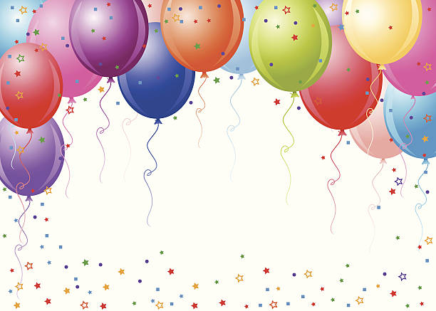 Party Balloons With White Background Beautiful Party Balloons With White Background.Please see some similar pictures from my portfolio: confetti star shape red yellow stock illustrations