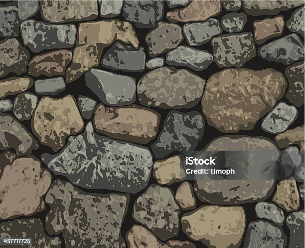 Ilustración de Rocks y más Vectores Libres de Derechos de Pared de piedra - Pared de piedra, Vector, Pared