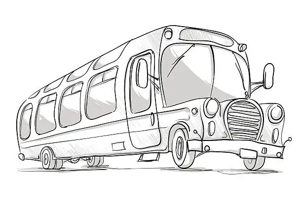 Vector illustration of Bus