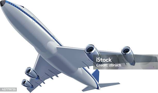 Avião - Arte vetorial de stock e mais imagens de Asa de aeronave - Asa de aeronave, Avião, Destino de Viagem
