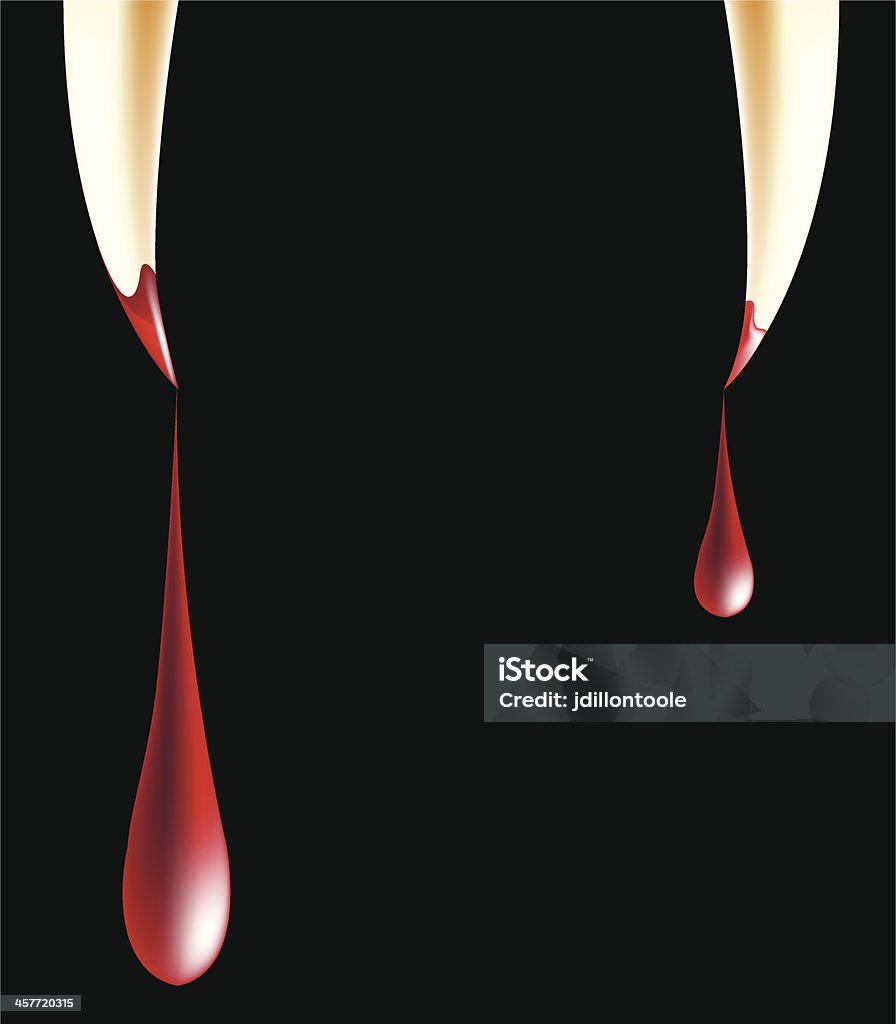 Fangs With Blood | Halloween Background Fangs With Blood  Vampire stock vector
