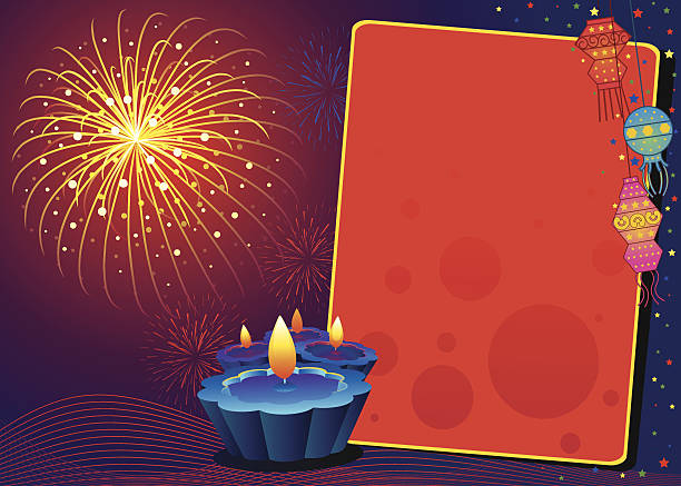 ilustrações de stock, clip art, desenhos animados e ícones de fogo de artifício dispaly saudação - exploding glowing heat placard