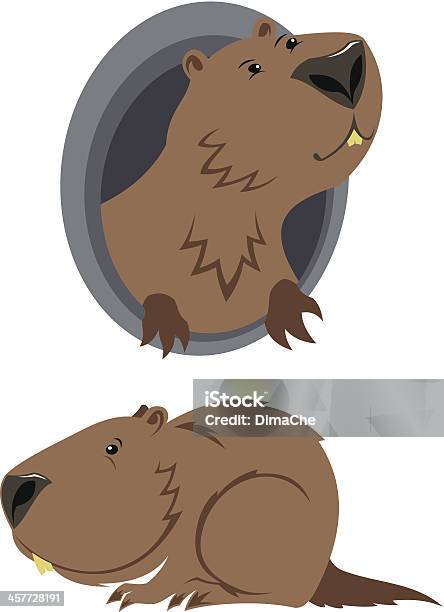 Funny Marmots Stock Illustration - Download Image Now - Animal, Animal Hair, Animal Themes