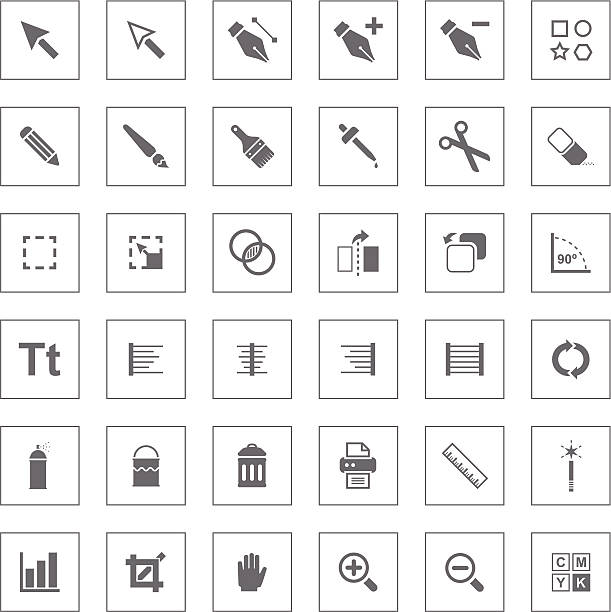 kuvapankkikuvitukset aiheesta grafiikkaliittymän kuvakkeet - kuvittaja