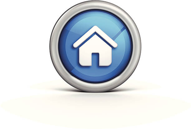 Home Icon vector art illustration