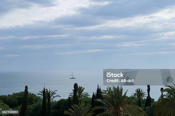 Yacht In The Mediterranean Sea Stock Photo - Download Image Now - Blue, Catalonia, Cloud - Sky