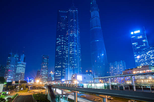 istock shanghai urban landscape at night,china 457741131