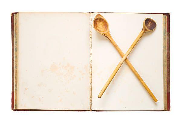 istock cookbook with wooden spoons 457741649