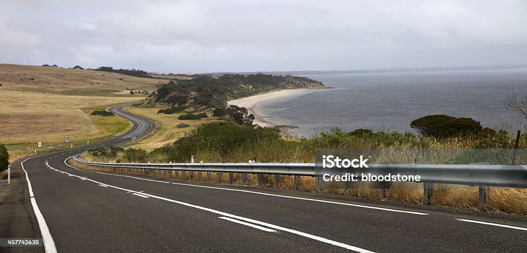 Road to Penneshaw Eastern Cove  Road Stock Photo