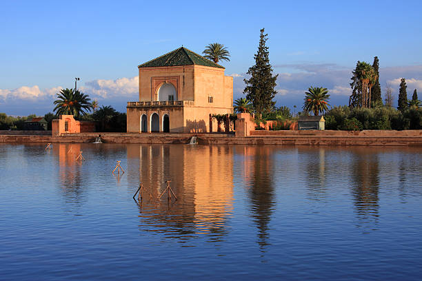 istock Looking over the water at the Merara Pavilion in Marrakesh 457746281
