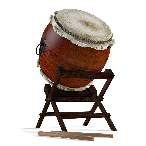 istock Taiko drums. Traditional Japanese instrument 457746571