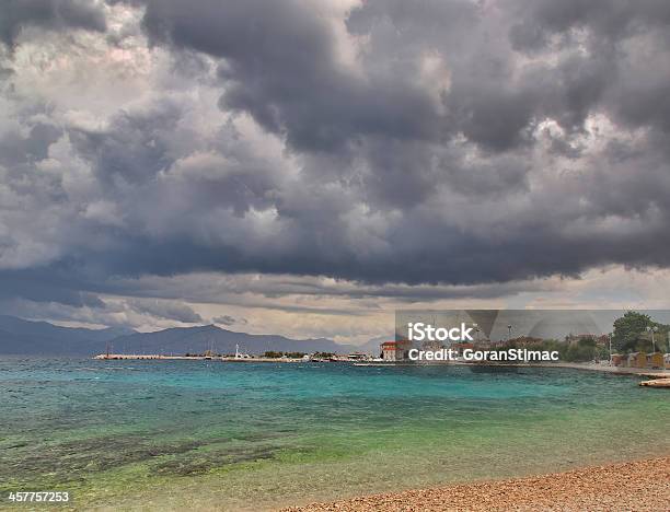 Adriatic Storm Stock Photo - Download Image Now - Adriatic Sea, Blue, Breaking Wave