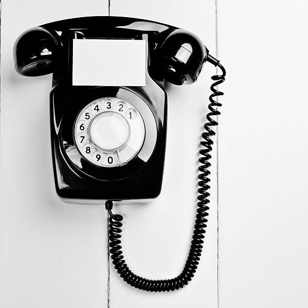 istock Retro black telephone 457757697