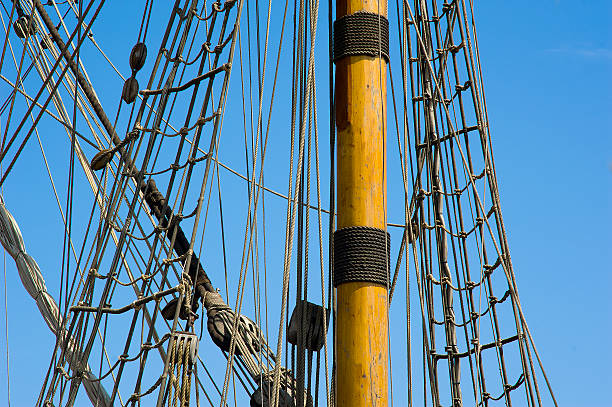 istock Pulleys, Tackle and Sailboat Rigging 457758009