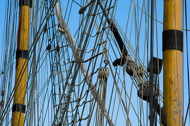 istock Pulleys, Tackle and Sailboat Rigging 457760267