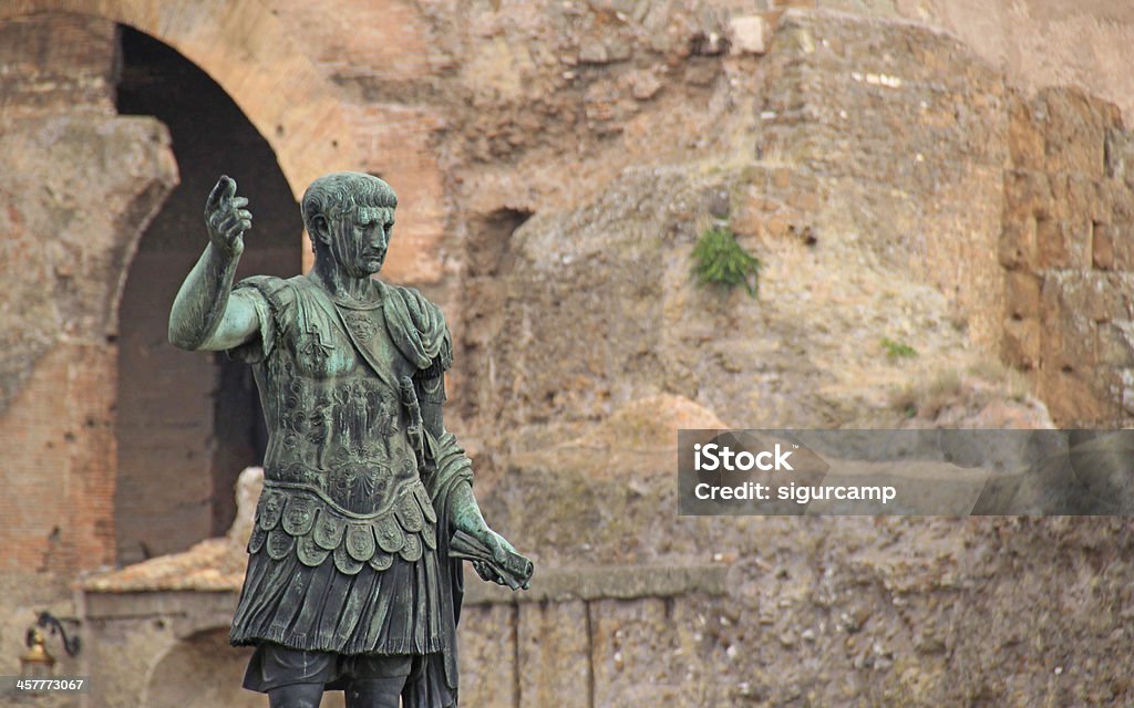 statue of Julius Caesar, rome, italy. Statue of Julius Caesar, rome, italy. Composition with space for the text. Ancient Rome Stock Photo