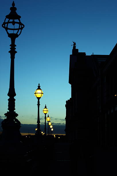 istock Street light and the Palace in Silhouette 457777741