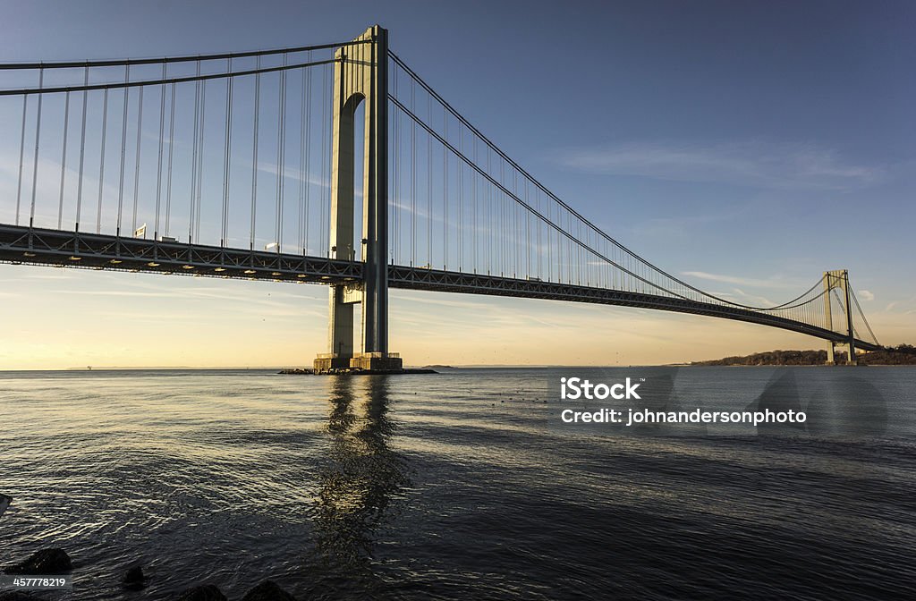 Verrazano–Narrows Bridge Verrazano–Narrows Bridge, in the U.S. state of New York, is a double-decked suspension bridge that connects the boroughs of Staten Island and Brooklyn in New York City at the Narrows Verrazano-Narrows Bridge Stock Photo