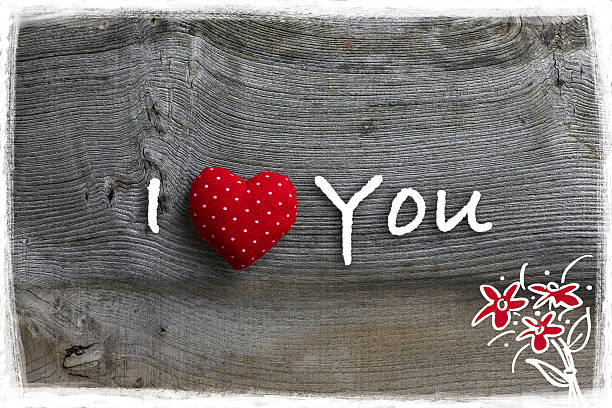 istock I Love You Valentine's  Day Message Decoration Polka Dot Fabric 457778563