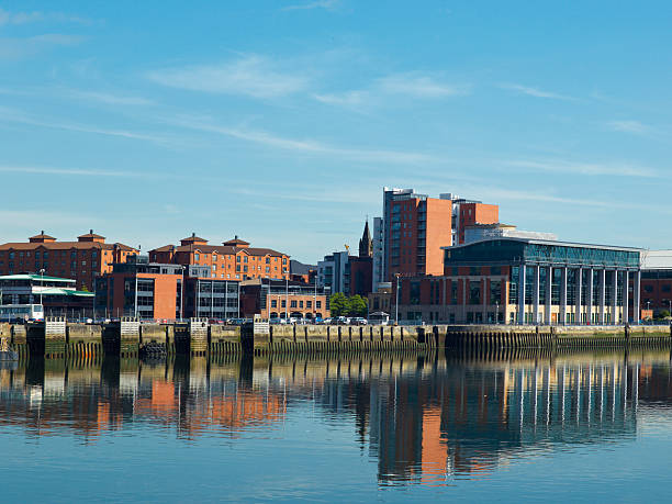 istock waterfront hall beside the lagan river,Belfast,Northern Ireland 457787391