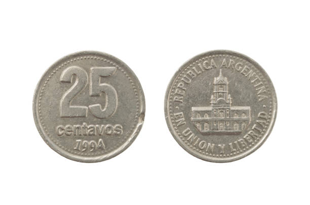 istock Argentinian 25 peso centavos coin 457791677