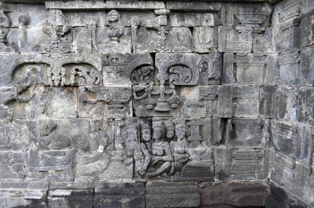 istock Bas-Relief  in Borobudur Temple. Jogjakarta 457794289