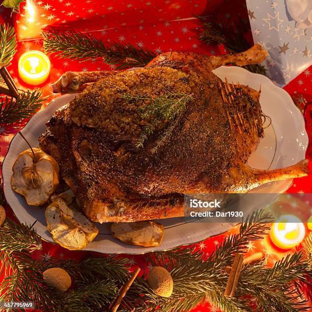 Christmas Goose Stock Photo - Download Image Now - Christmas, Cultures, European Culture