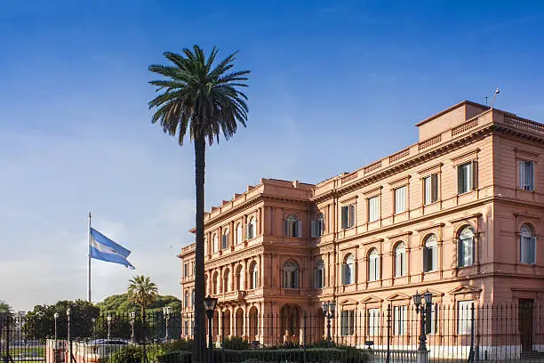 Photo of "Casa Rosada", the Argentina's Presidential Palace,