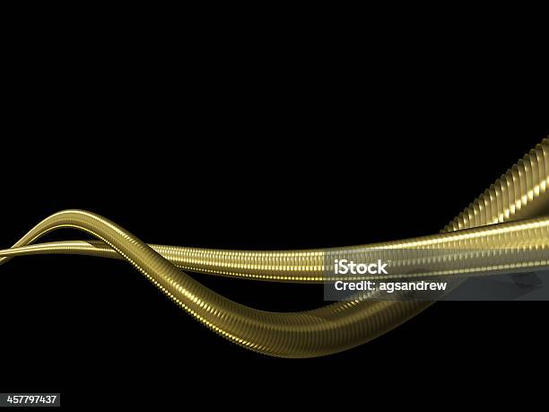 Golden Helix Stock Photo - Download Image Now - Abstract, Arrangement, Atom