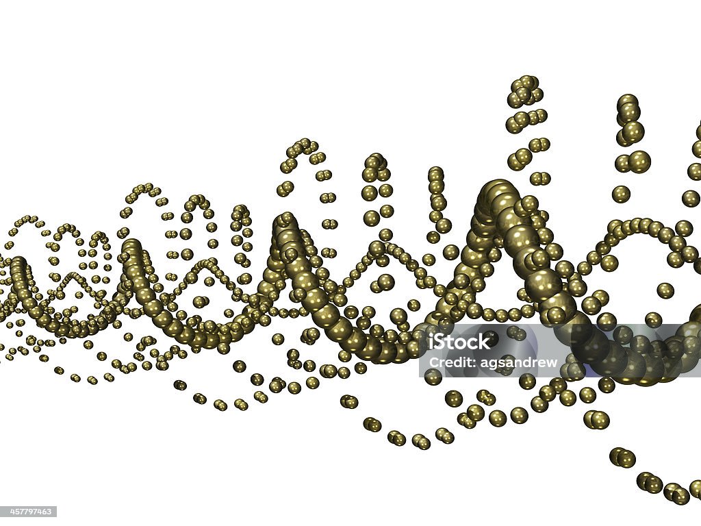 Golden hélice de - Foto de stock de ADN libre de derechos