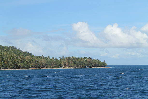 istock Island and Deep Blue Sea Photo 457805473