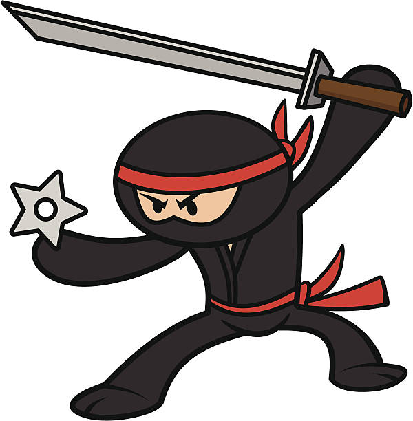 Ninja Cartoon Stock Photos, Pictures & Royalty-Free Images - iStock