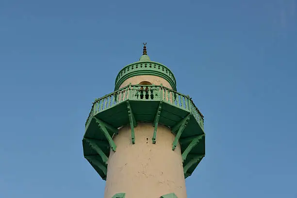 Djibouti ville, Djibouti: minaret of the Al Sada Mosque - photo by M.Torres