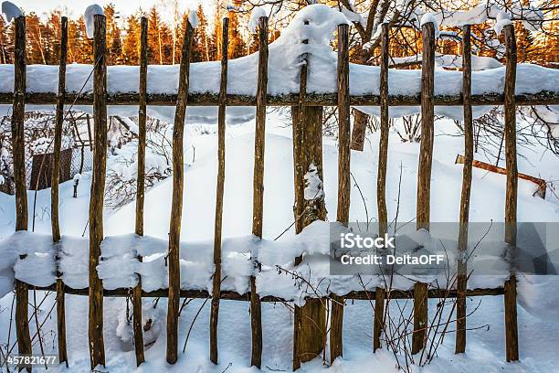 The Old Fence Stock Photo - Download Image Now - Agricultural Field, Agriculture, Backgrounds