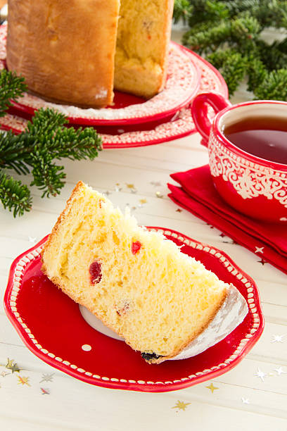 istock Panettone - traditional Italian Christmas cake 457823151
