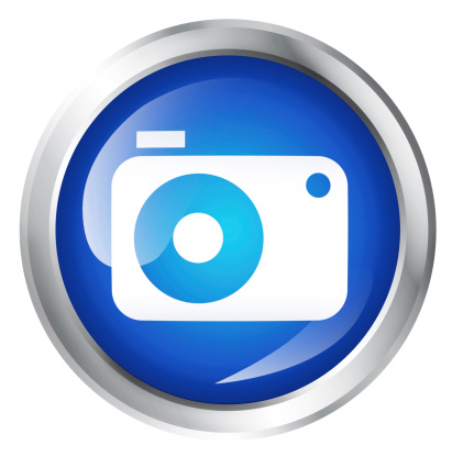 Camera icon, isolated on White