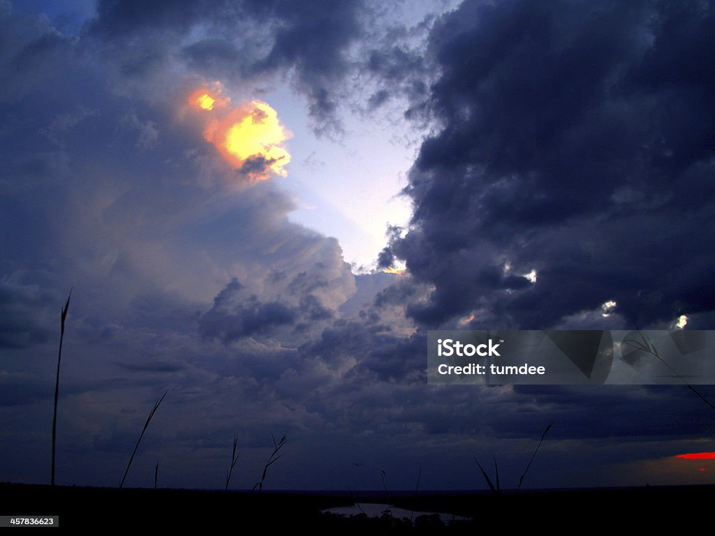 Céu nuvens de fundo - Royalty-free Abstrato Foto de stock